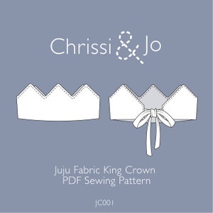 Juju Fabric Crown PDF Sewing Pattern image 1