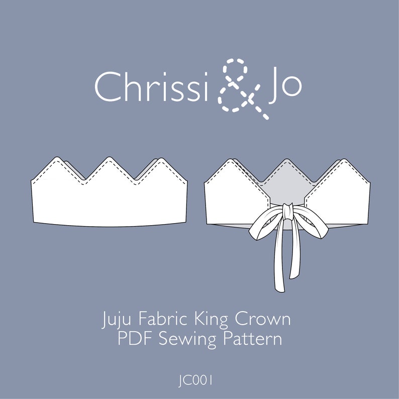 Juju Fabric Crown PDF Sewing Pattern image 1