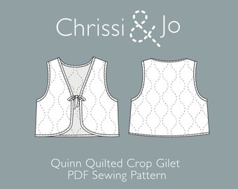 Paper Pattern Vest Women s Size 32 58 Sewing Instructions Pattern