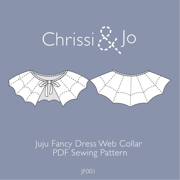 Juju Fancy Dress Halloween Cob Web / Bat Collar