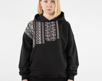 Hoodie "Vyshyvanka", Traditional Ukraine Embroidered Hoodie, Women's Hoodies, Streetwear For Women, Unique Unisex Designer  Hoodies