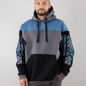 Ukrainian Traditional Ornament Hoodie With Embroidery, Hoodie Vyshyvanka, Unisex Hoodies, Hooded Sweater For Men, Sweatshirt For Men