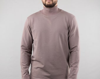 Turtleneck For Men, Men's Sweater, Trendy Aesthetic Sweatshirt, Men's Turtleneck, Unisex Sweater, Minimalist Style, Streetwear for Men