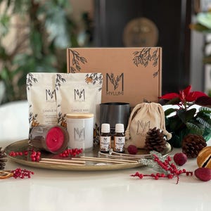 WINTER DIY Aromatherapie-Kerzenset zum Selbermachen