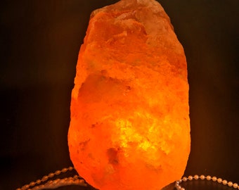 Himalayan Pink Salt Lamp 100% Natural Hand Crafted Pure Crystal Rock Salt Lamp With Blub Healing Ionizing Table Lamps Gift