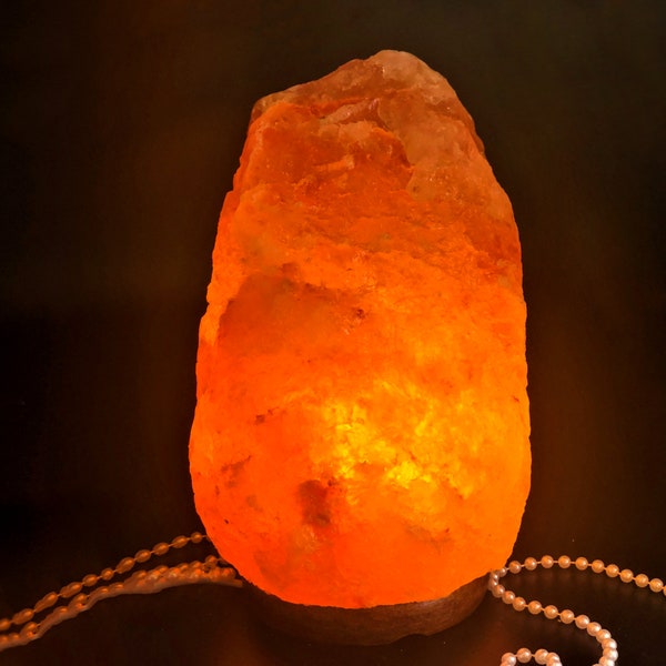 Himalayan Pink Salt Lamp 100% Natural Hand Crafted Pure Crystal Rock Salt Lamp With Blub Healing Ionizing Table Lamps Gift