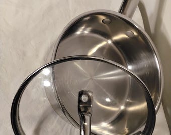 Wolfgang Puck's Cafe Collection 2 Qt. Saucepan 18/8 SS Induction Stove Oven