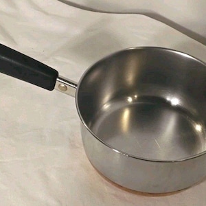 Vintage 1990 Revere Ware 1801 3/4 Qt Copper Bottom Sauce Pan llinois No Lid