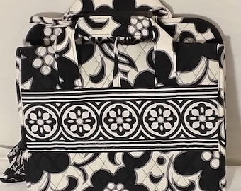 Vera Bradley Hanging Travel Cosmetic Organizer Night & Day Retired