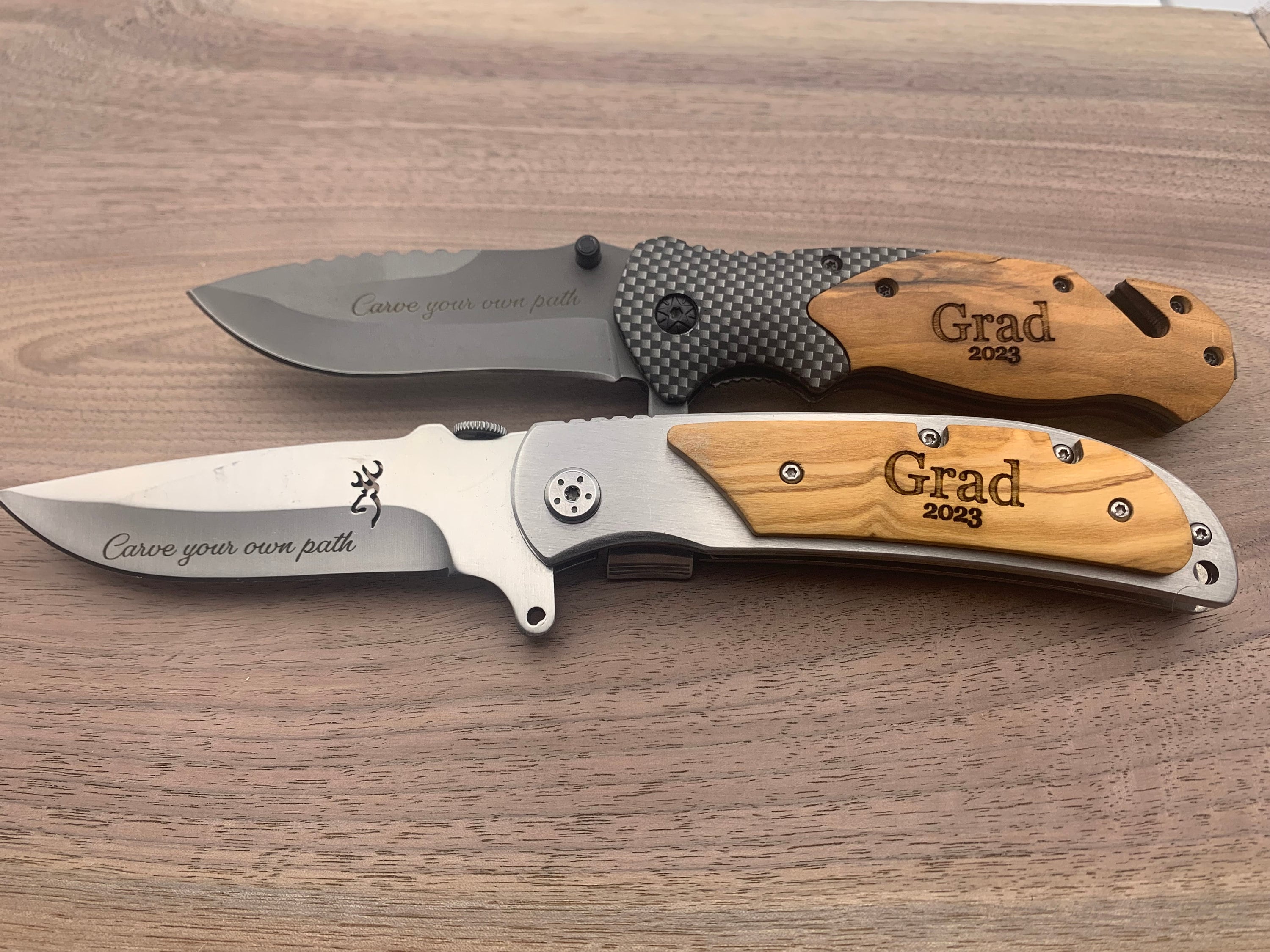 Engraved Pocket Knife, Personalized Engraved Graduation Folding Knife, Graduation Gift, Hunting Camping