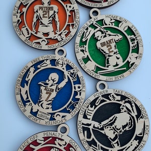 Personalized Sports Ornaments, Soccer, Hockey, Baseball, Dance and more