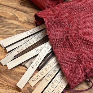Jeu de rami Sticks, lot de 50 ou 100, soirée de jeux en famille