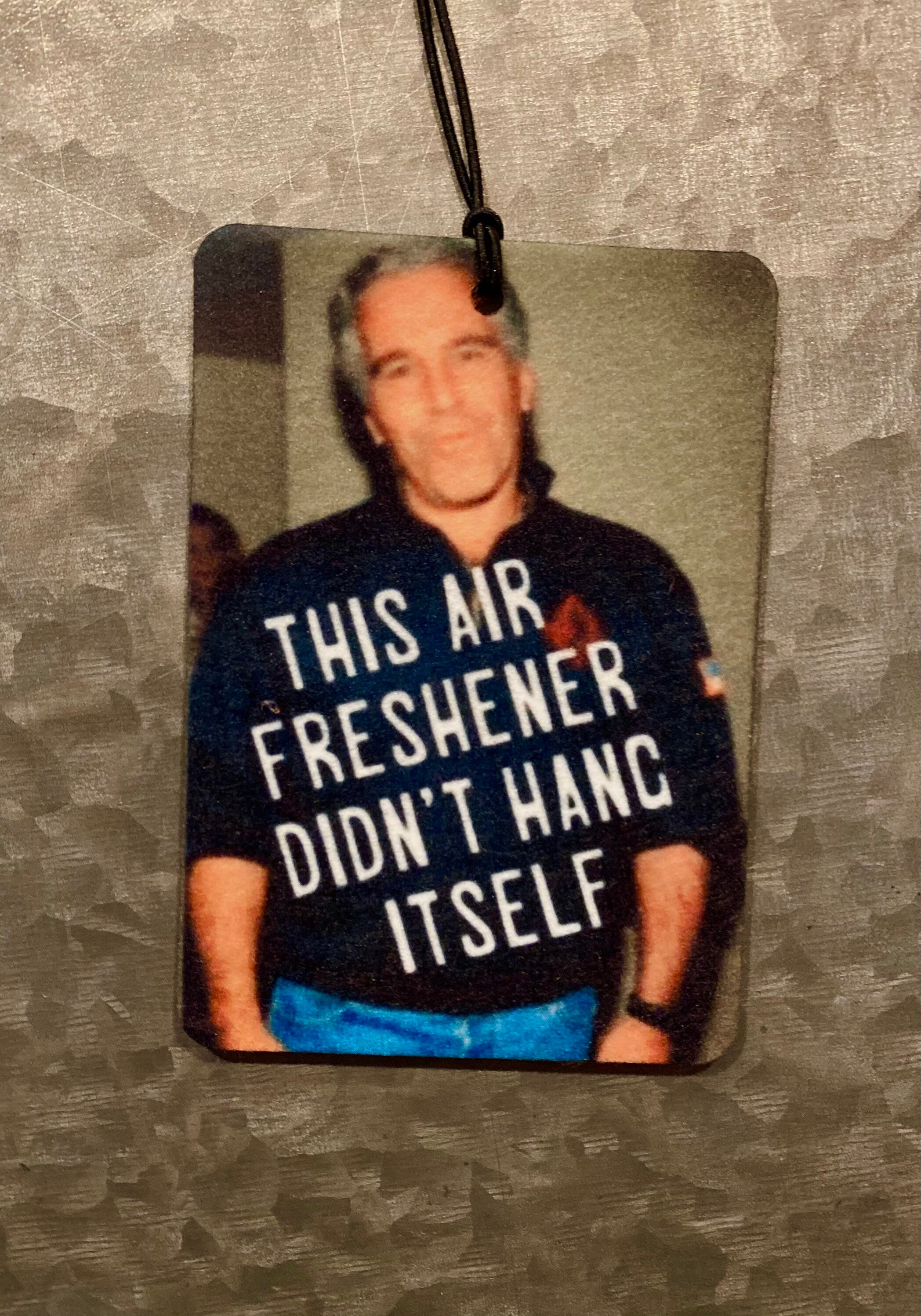 Jeffrey Epstein Felt Photo Car Air Freshener car freshie Etsy
