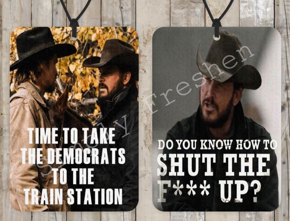 Yellowstone Rip Casey Treinstation Vilt Foto Auto Etsy