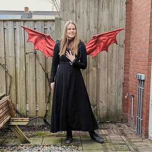 Moving dragon wings - PDF sewing pattern- Small Type &#39;Fury Small&#39; - Digital PDF for a cover for articulating wing frame type &quot;upwards&quot; small