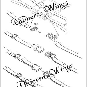 DIY Kit Articulating Wing Harness 250cm/8'2