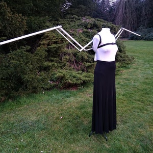 Mechanical Wing Frame 250cm/8&#39;2&quot; Large Sideways Type, Lightweight for Cosplay, Costumes, Wedding, Angel, Dragon, Demon, Mechanical Wings