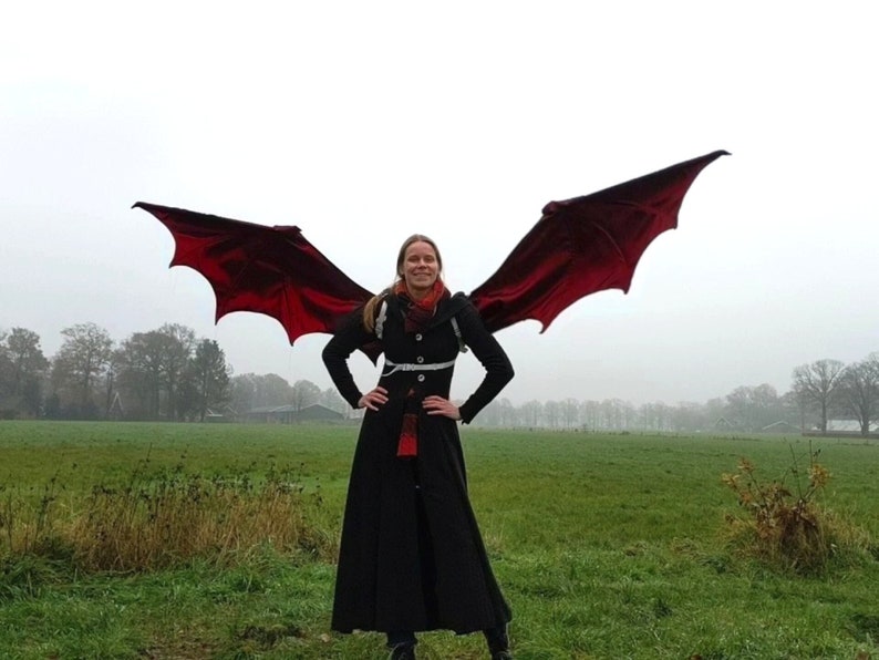 Moving dragon wings cosplay