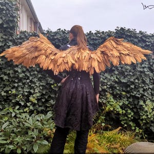 Moving Angel Wings - PDF sewing pattern- Small Angel Feathers- Digital download for a cover that fits mechanical wing frame &quot;small sideways&quot;