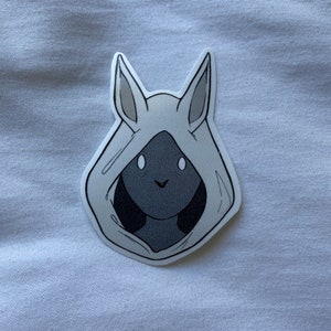 Autocollant de profil de jument [noir et blanc]