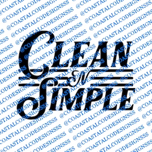 CLEAN N' SIMPLE DECAL