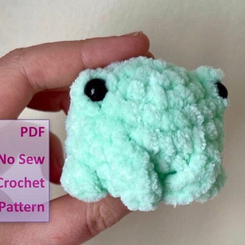 Chubby Frog Crochet Pattern Etsy