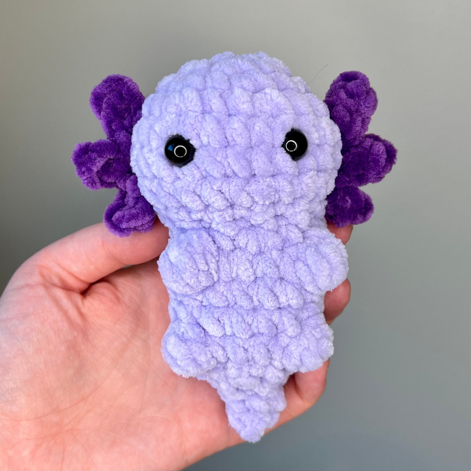 PATTERN ONLY. Crochet Mini Axolotl No Sew Pattern. PDF Instant Etsy