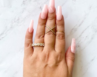 Press on nails - Rose Quartz
