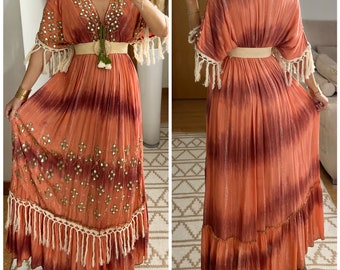 Boho dress, maxi boho dress, boho dress, boho kleid, bohemian dress, dress for girl, summer dress, hippie dress, dress pattern, maxi dress.