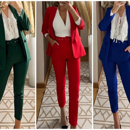 Two Piece Suit Women Two Piece Set Two Piece Wedding Dress - Etsy