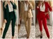 Two-piece long-sleeved suit, women's suit, blazer and trousers, suit women, suit for women, suit for girls, suit pattern, blazers. 