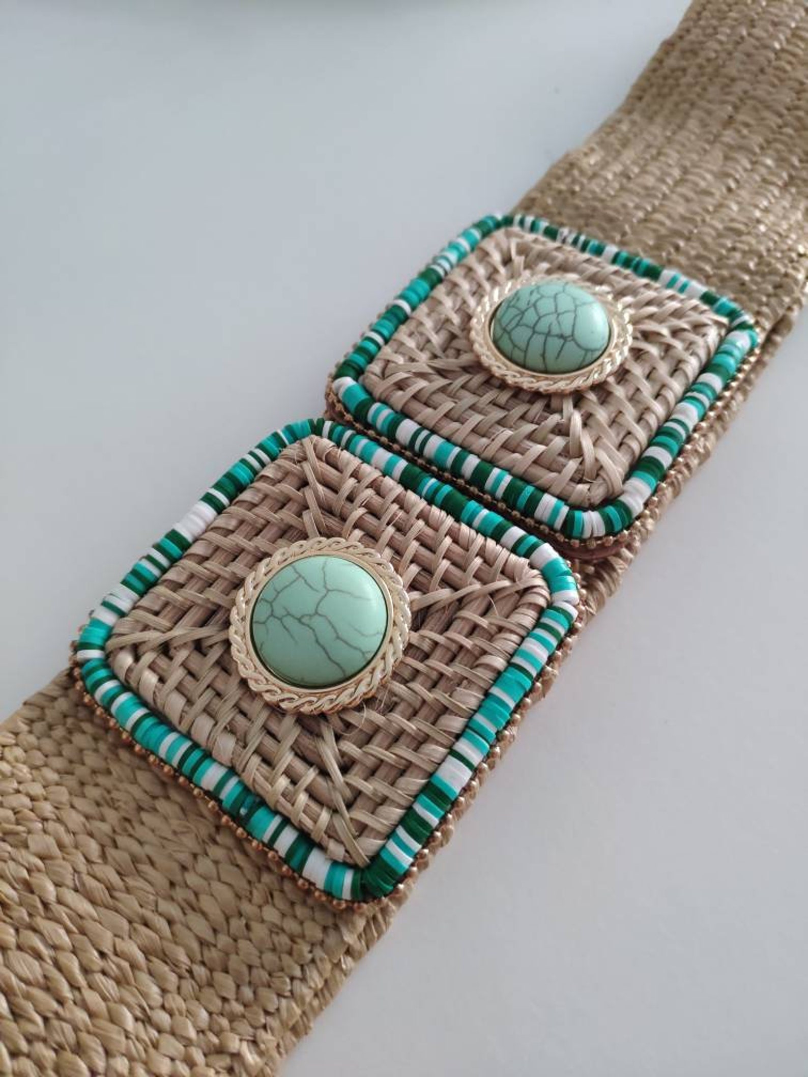 Raffia belt raffia belt for women natural bohemian raffia Etsy