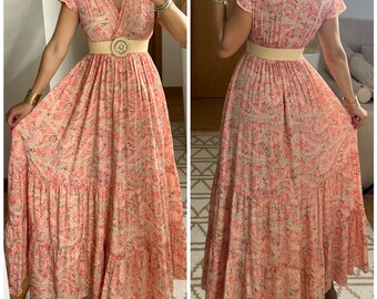 Maxi-Seidenkleid, Maxikleid, Maxi-Boho-Kleid, Maxi-Kleid-Muster, Kleid Boho, Maxi-Kleid für Mädchen, Maxi-Kleid für Frauen, Umstandskleid.