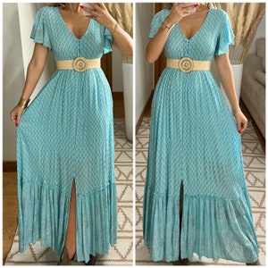 Boho-Kleid für Frauen, Maxi-Boho-Kleid, Schnittmuster, Bohemian-Kleid, Kleid Boho, Maxikleid Boho, Sommerkleid, Boho-Kleid, Maxikleid. Bild 1