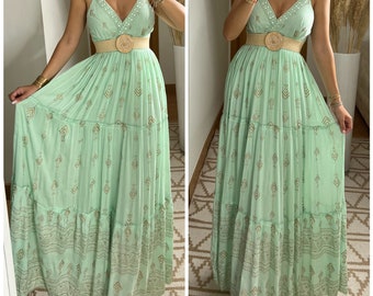 Robe Boho, robe à volants, boho kleid, robe boho pour femme, robe maxi boho, robe bohème, robe maxi, robe boho pour fille, patron de robe.