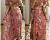 Silk maxi dress, silk dress 100 , kimono for women, kimono for girl, boho dress for women, silk boho dress, summer dress, hippie dress.