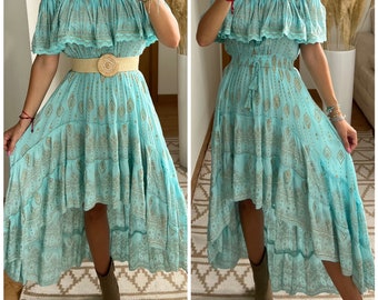 Boho jurk, ruches jurk, boho kleid, boho jurk voor vrouw, boho maxi jurk, boho jurk, maxi jurk, boho jurk voor meisje, jurkpatroon.