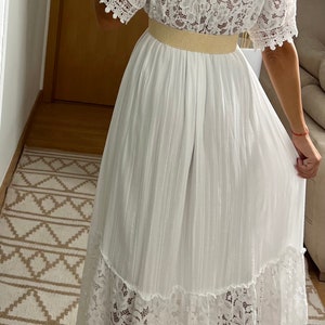 Robe de mariée Boho, robe maxi boho, robe boho dété, robe boho vintage, robe boho pour femme, patron de robe, robe boho de mariage. image 6