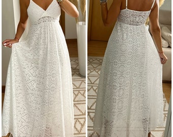 Robe de mariée Boho, robe maxi boho, robe boho d’été, robe boho vintage, robe boho pour femme, patron de robe, robe boho de mariage.