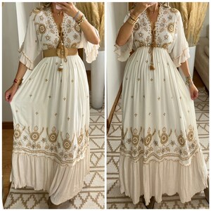 Maxi dress autumn, boho dress, dress white, bohemian dress, vintage boho dress, dress boho for women, dress pattern, wedding boho dress.