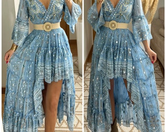 Boho-Hochzeitskleid, Maxi-Boho-Kleid, Sommer-Boho-Kleid, Vintage-Boho-Kleid, Boho-Kleid für Frauen, Kleidermuster, Hochzeits-Boho-Kleid.