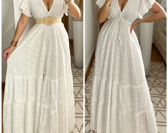 Boho wedding dress, maxi boho dress, summer boho dress, vintage boho dress, dress boho for women, dress pattern, wedding boho dress.