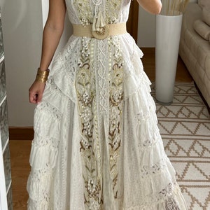 Robe de mariée Boho, robe maxi boho, robe boho dété, robe boho vintage, robe boho pour femme, patron de robe, robe boho de mariage. image 2