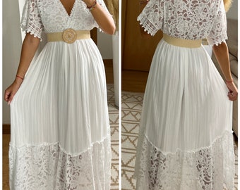 Robe de mariée Boho, robe maxi boho, robe boho d’été, robe boho vintage, robe boho pour femme, patron de robe, robe boho de mariage.