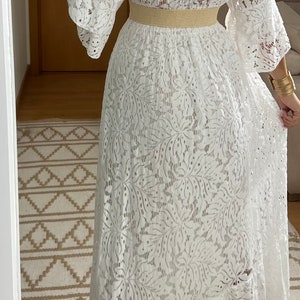 Robe de mariée Boho, robe maxi boho, robe boho dété, robe boho vintage, robe boho pour femme, patron de robe, robe boho de mariage. image 7