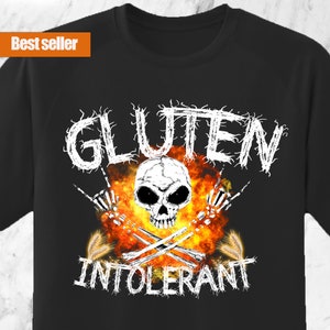 Offensive Gluten Lactose Allergen shirt | Memes shirt Gluten | Inappropriate Sarcastic funny Shirt Unisex