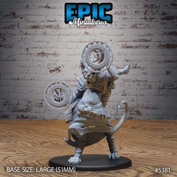 Unpainted DND Cat Miniature Figurine For Tabletop RPGs – Fantasy Collectible For Dungeons & Dragons, Pathfinder | Designed By M3DM