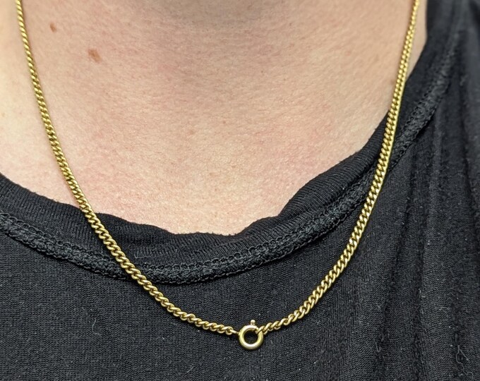 1/20th 12k Gold Filled Link Chain - Etsy