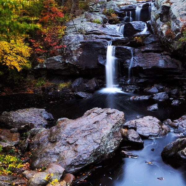 Waterfall Upstate New York, Waterfall Print, Waterfall Art, Nature Wall Art Nature Prints, Nature photography, Farmhouse wall decor, decor