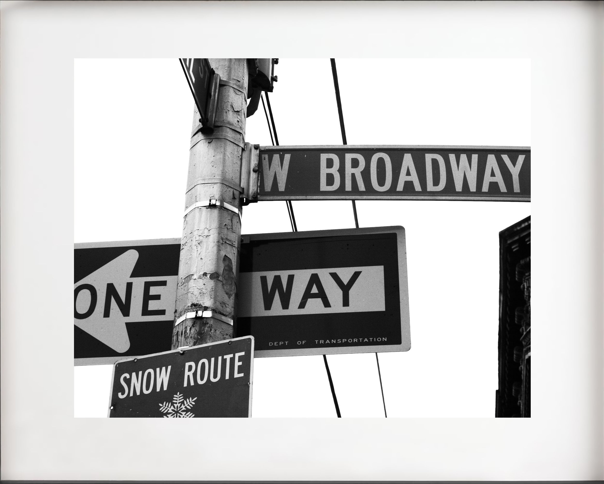 New York Street Sign, New York Street, New York City, Fine Art